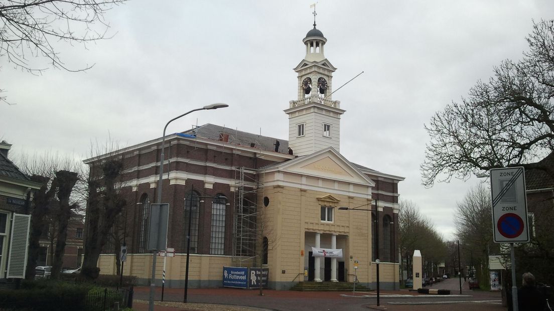 De Jozefkerk in Assen waar Altena zondag aangesteld wordt als stadspredikant