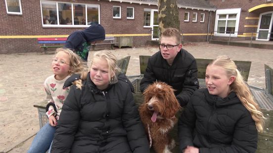 Schoolhond Pelle bracht verlichting na verlies