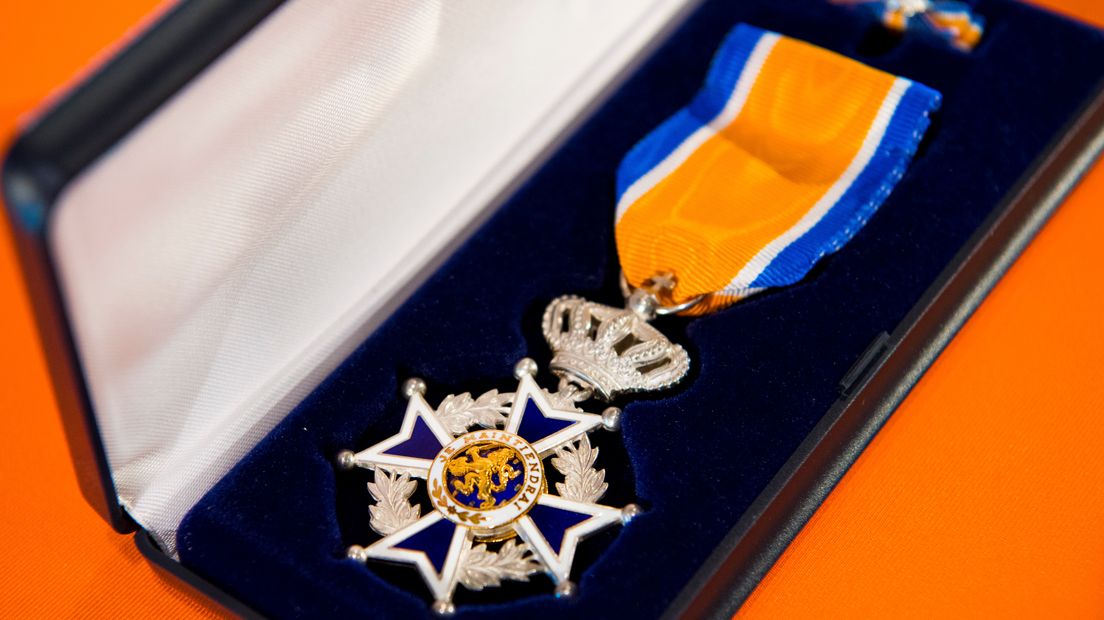 Jantje Douwes-Hartlief kreeg een koninklijke onderscheiding (Rechten: ANP/Piroschla van de Wouw)