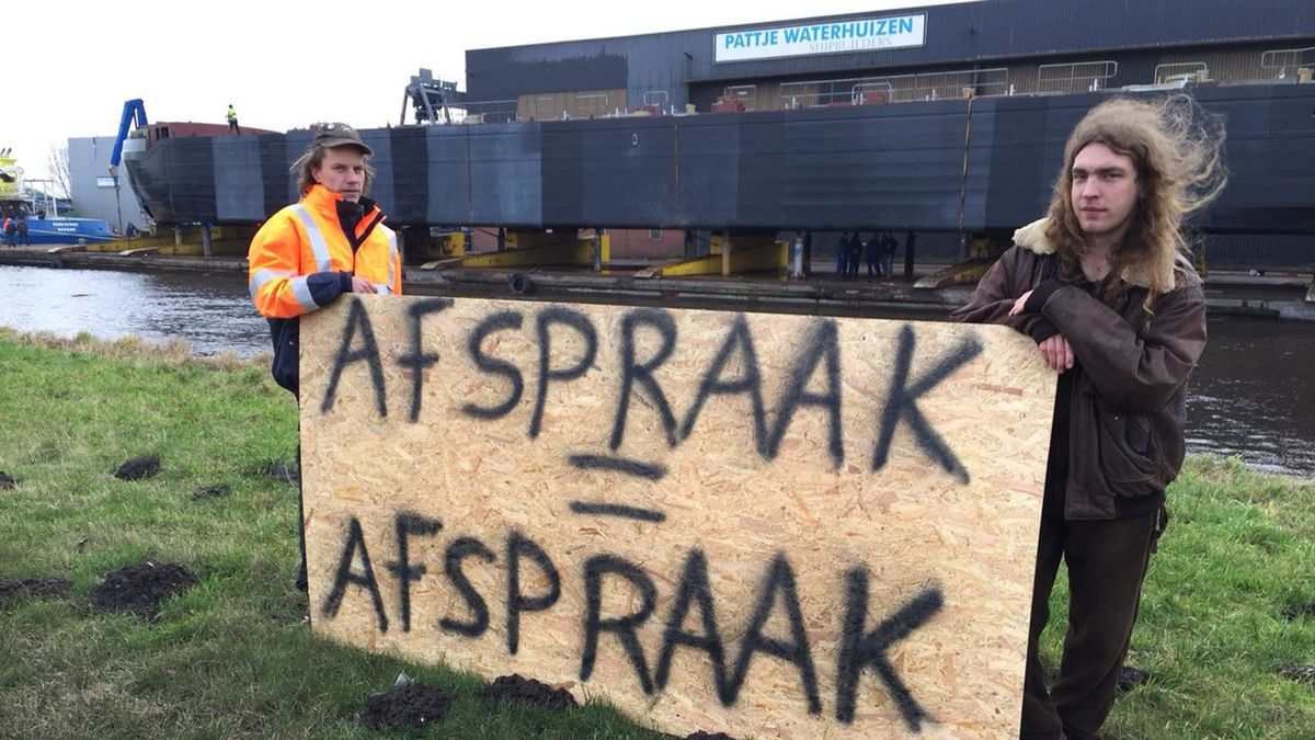 Omwonenden scheepswerf Pattje boos om 'plotselinge' tewaterlating