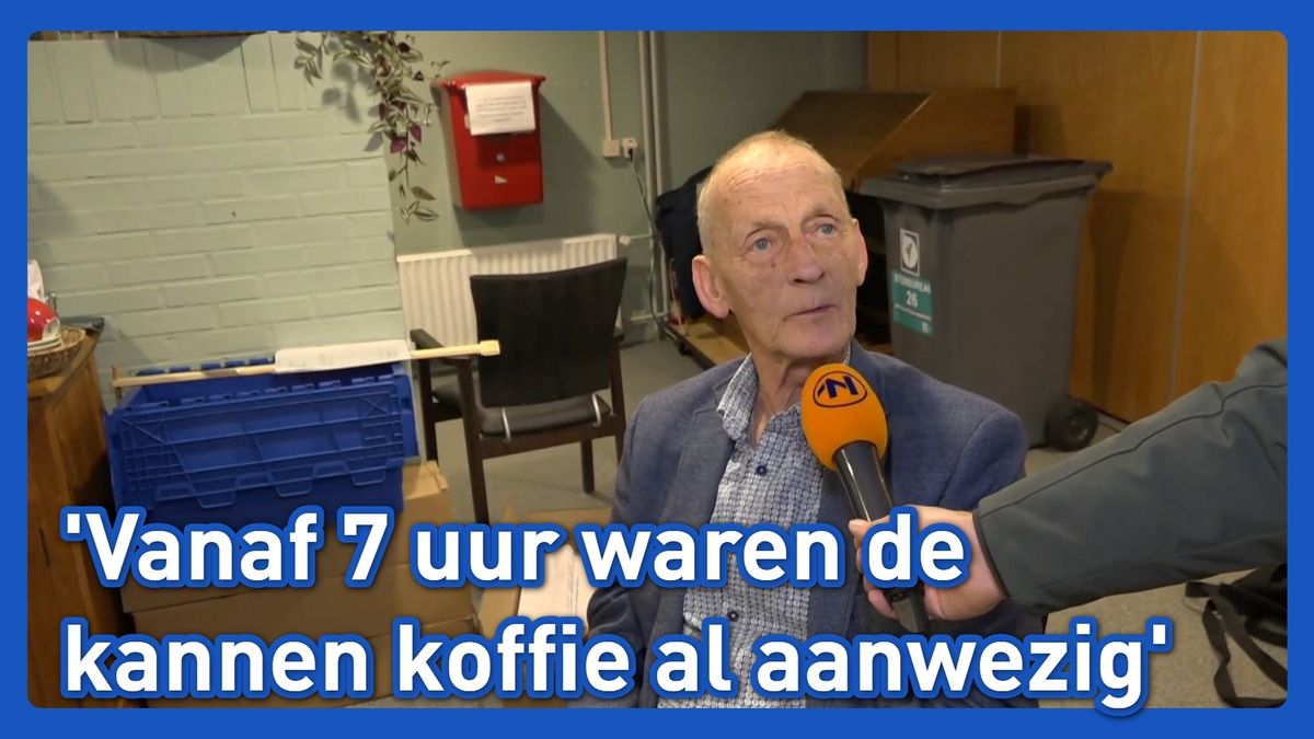 Goede sfeer in stembureau Winsum