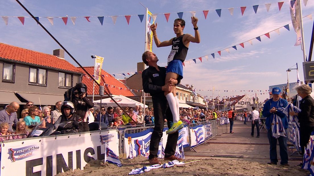 De kanshebbers op de zege in de Kustmarathon