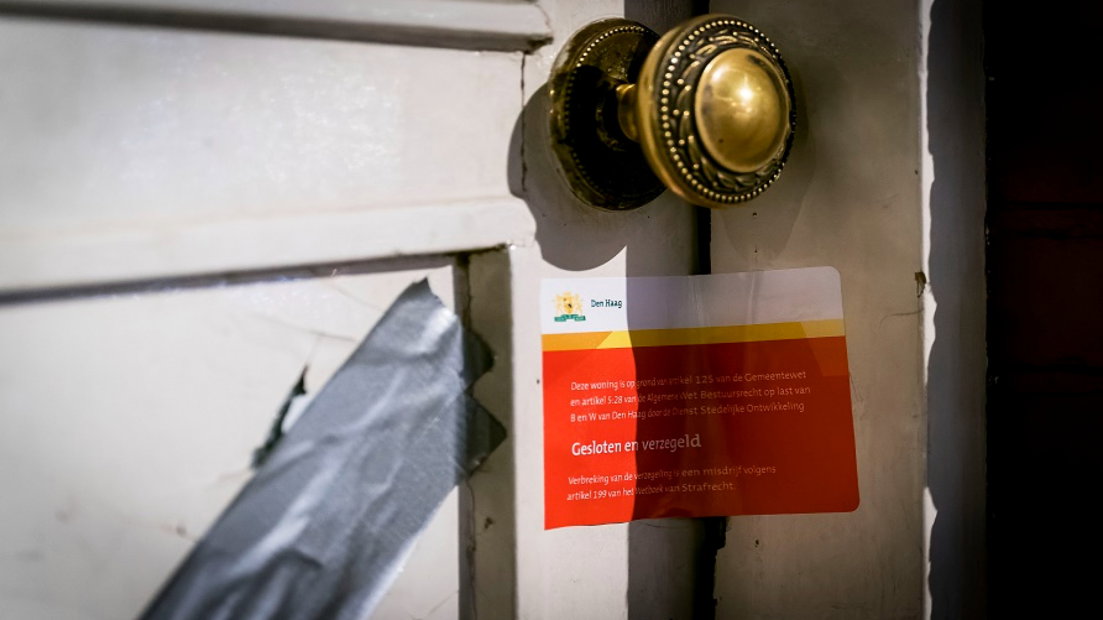 Een huis werd door de Haagse Pandbrigade gesloten