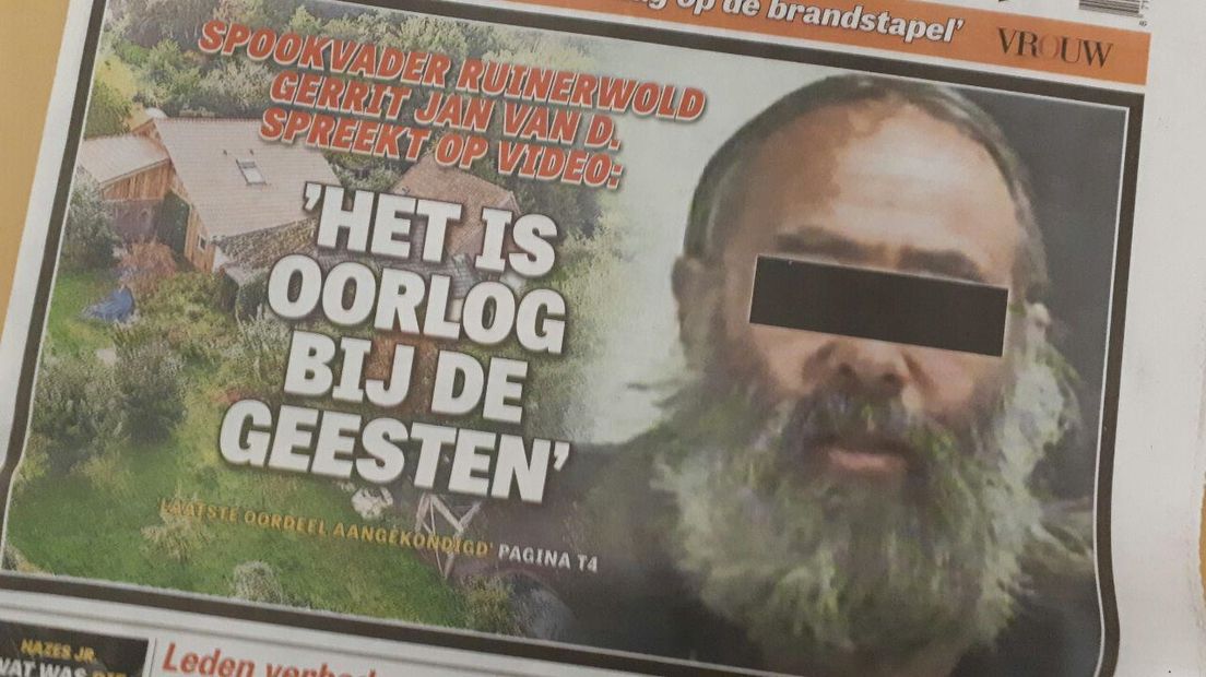 De vader van het verstopte gezin in Ruinerwold preekt op video, volgens de Telegraaf (Rechten: RTV Drenthe)