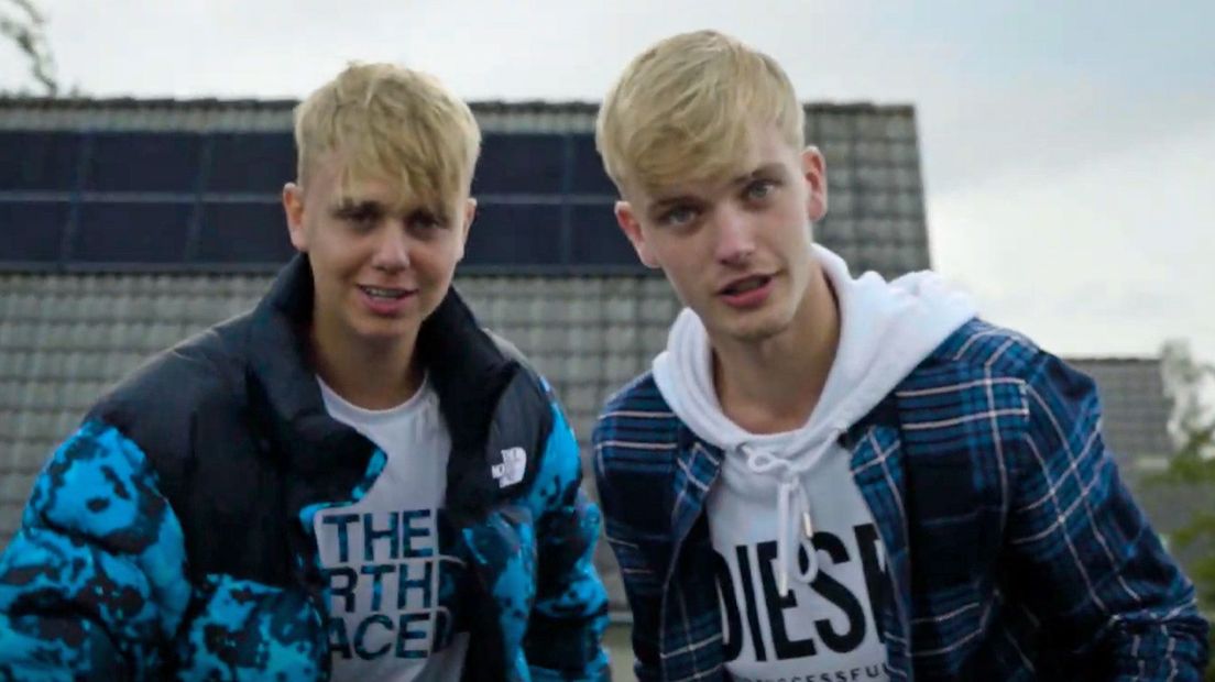 Thomas (l) en Wessel (Jongstunna) uit Hoogezand
