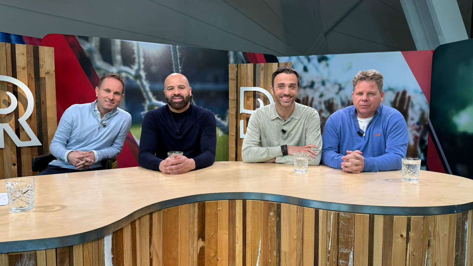 Bart Nolles, Ali Boussaboun, Dennis Kranenburg en Harry van der Laan