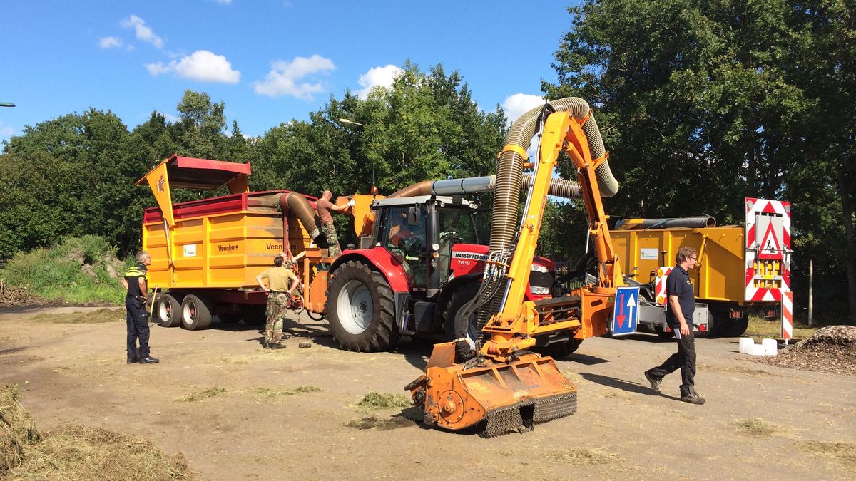 Explosie tijdens maaiwerkzaamheden in Uffelte