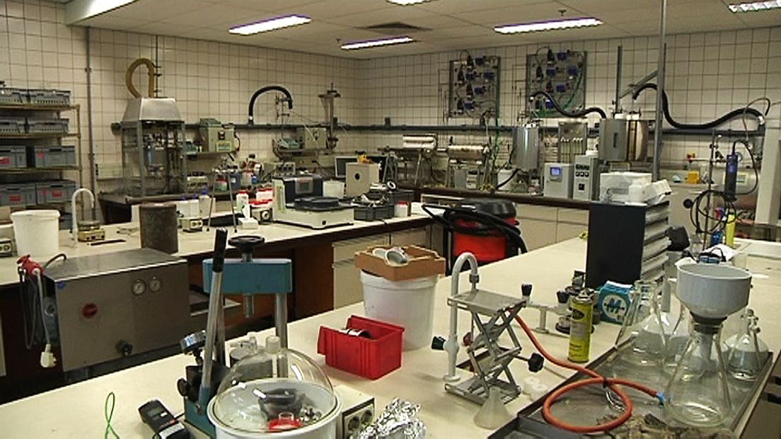 Laboratorium bij BASF.