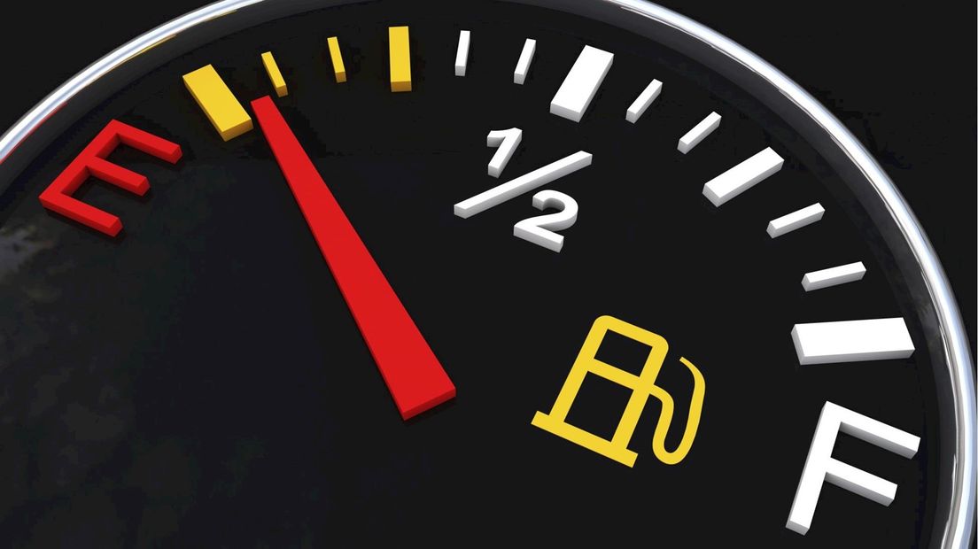 Auto had geen benzine meer