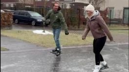 Schaatsen op straat