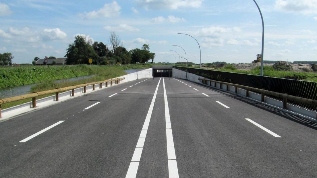 Nieuwe tunnel in de wijk Stadshagen in Zwolle