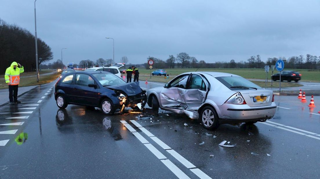 Ongeluk op de Varsenerdijk in Ommen