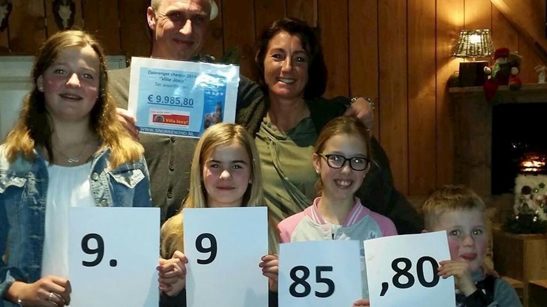 Manege Snorrewind haalt bijna tienduizend euro op voor Villa Joep