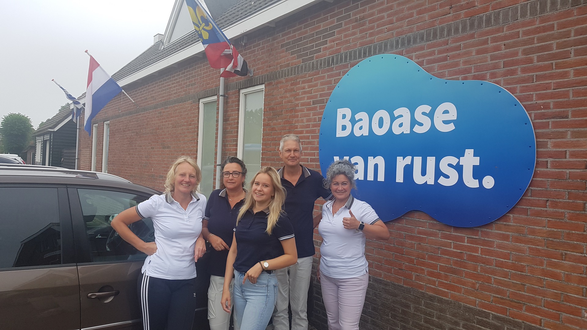 Direksje en personiel fan sauna Baoase