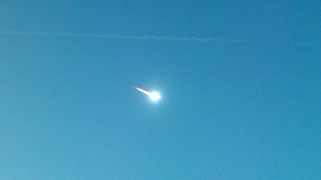 Meteoor gezien boven Gelderland