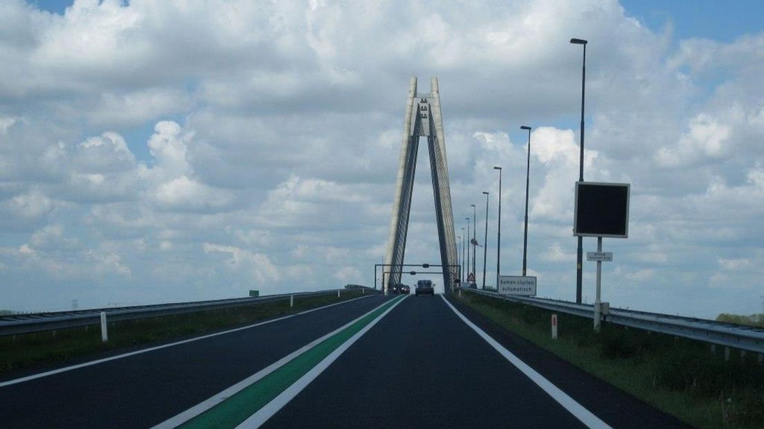 De N50 ter hoogte van de Eilandbrug.