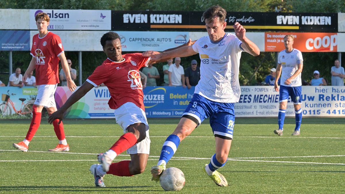 Hoek domineert oefenduel met GOES, Kloetinge speelt wedstrijd met twee gezichten