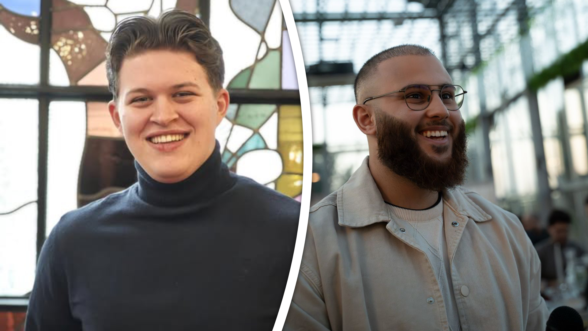 Rick (links) en Berkay (rechts) zijn beide gelovig