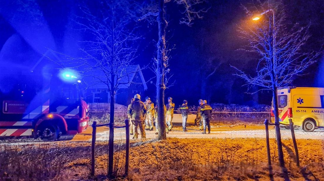 Het ongeval gebeurde in een bocht op de Zuid Esmarkerrondweg