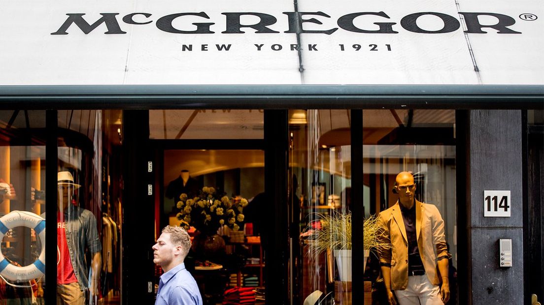 Een winkel van McGregor in Amsterdam.