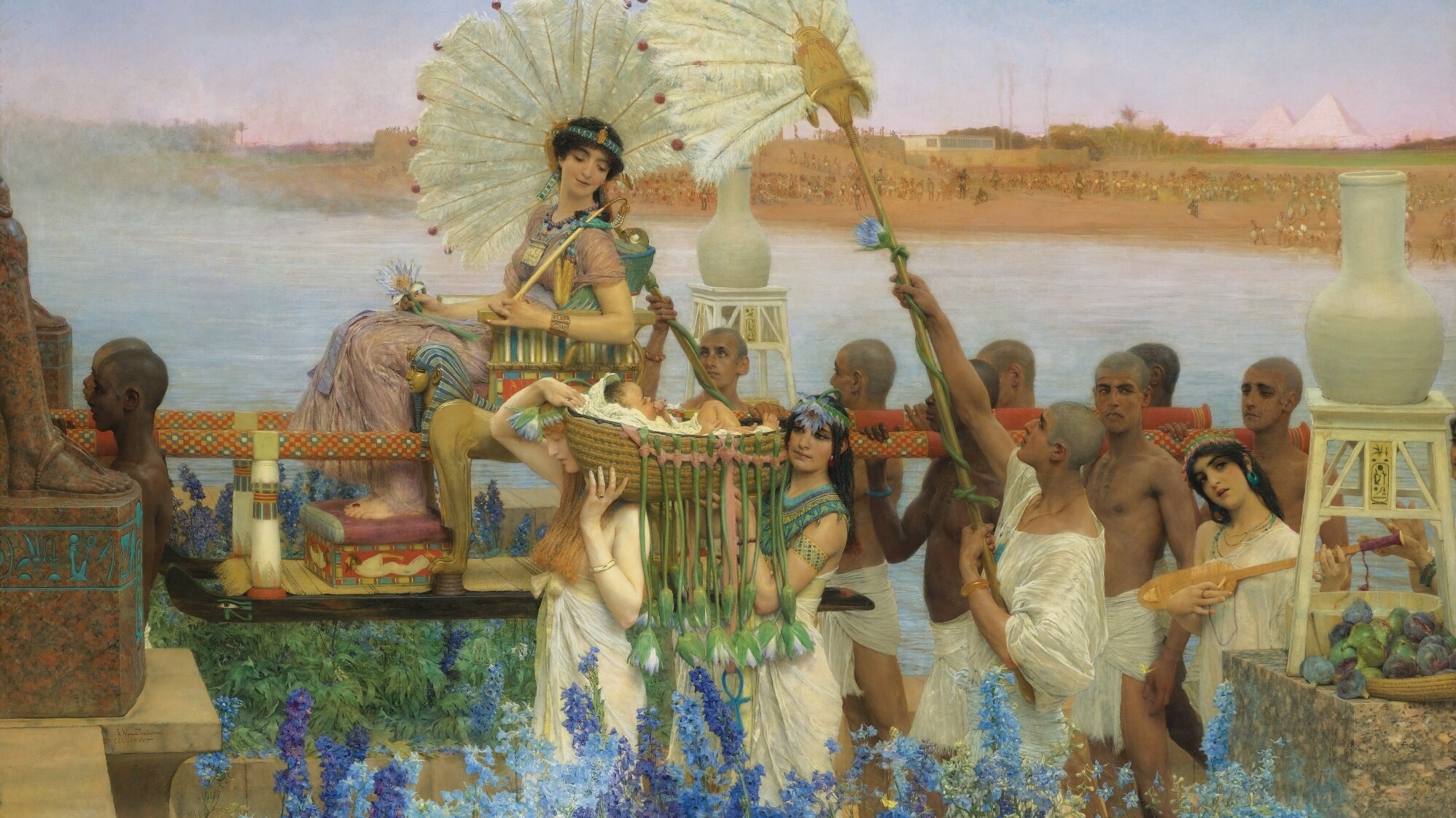Mozes gevonden - Alma Tadema