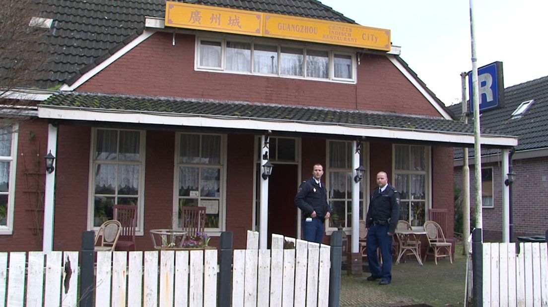 Het leegstaande restaurant in Erm