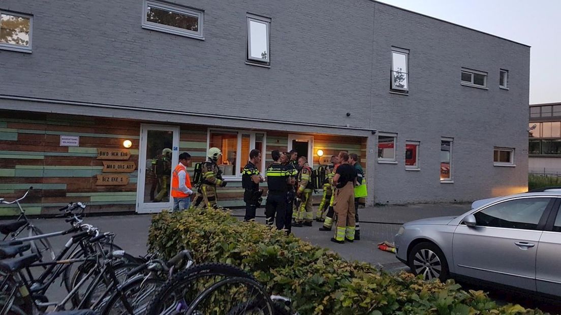 Brand in daklozenopvang De Herberg in Zwolle