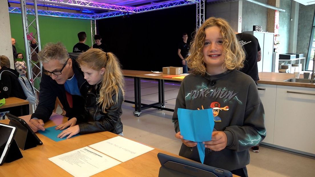 Ties Kloosterman hoopt het winnende vliegtuije te vouwen