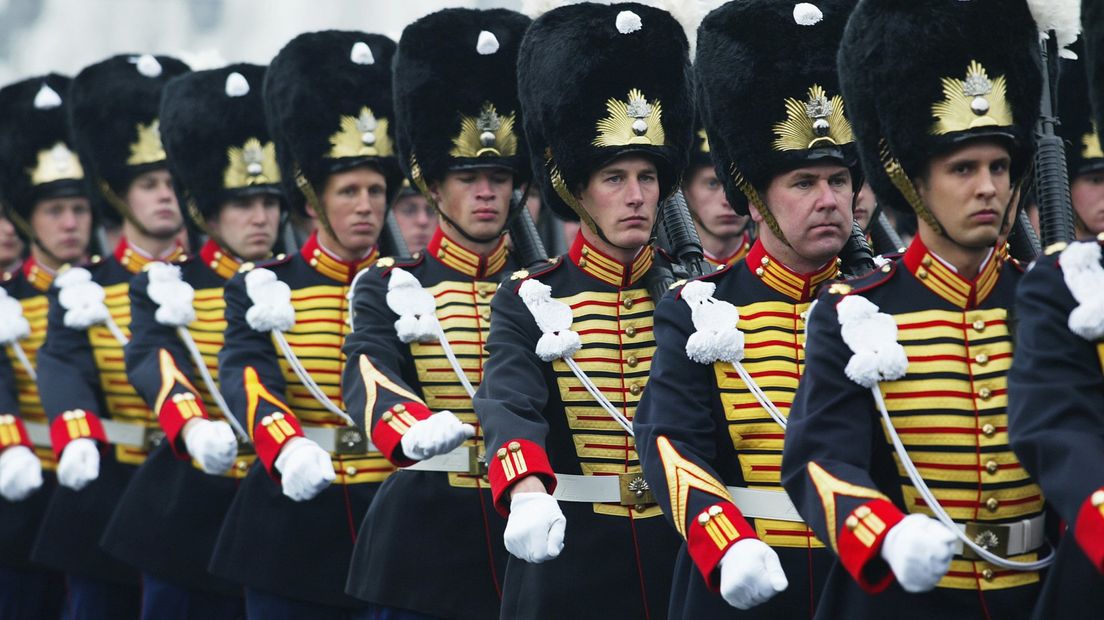 Vaandelwacht Garderegiment Grenadiers en Jagers