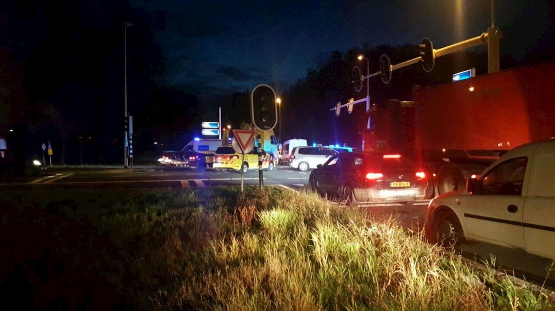 Ongeval op N347 in Enter