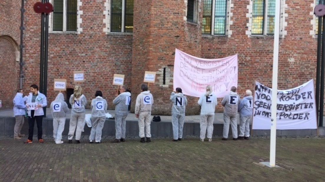Opnieuw protest tegen biovergister in Rilland