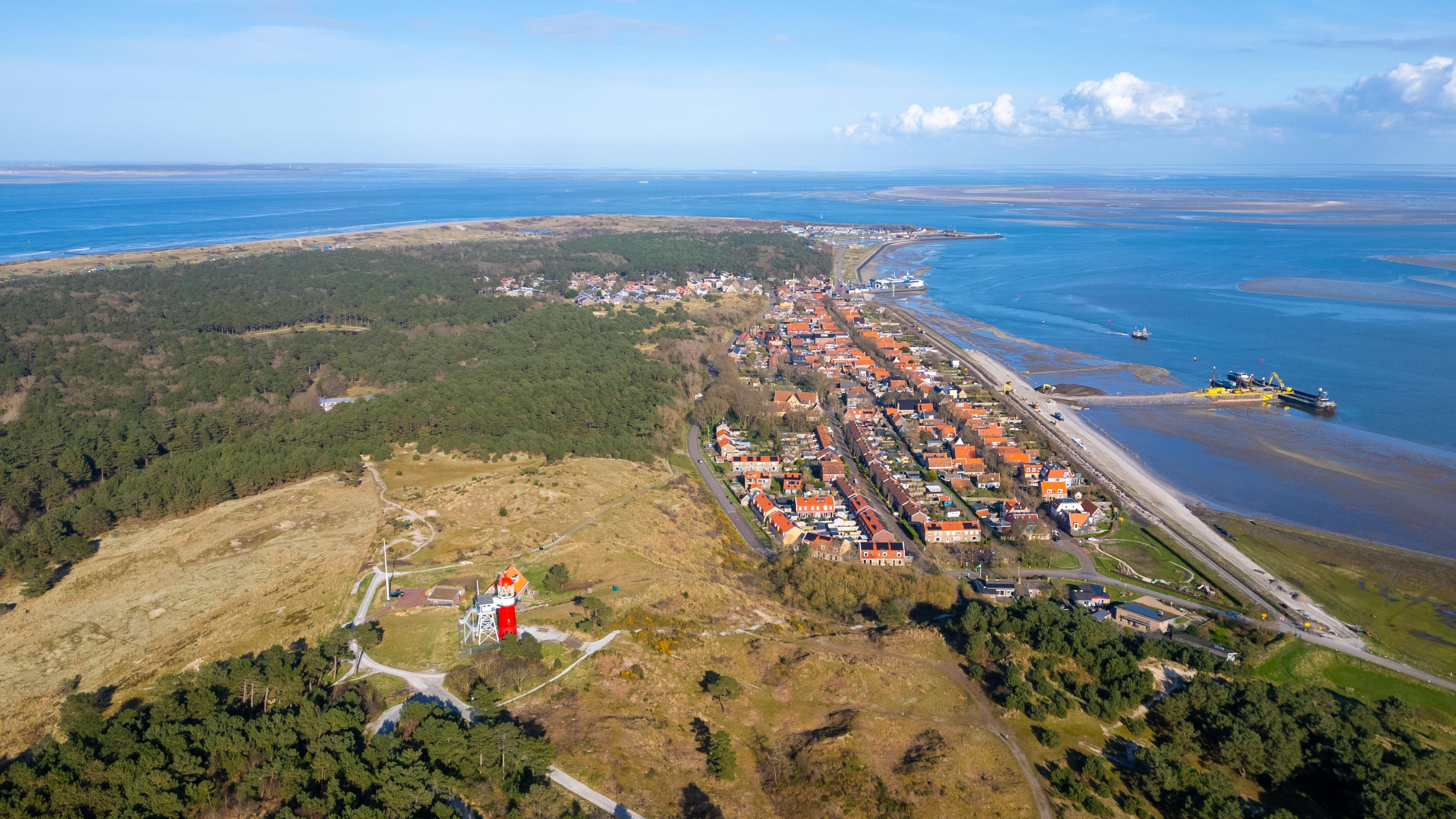 Vlieland vanuit de lucht