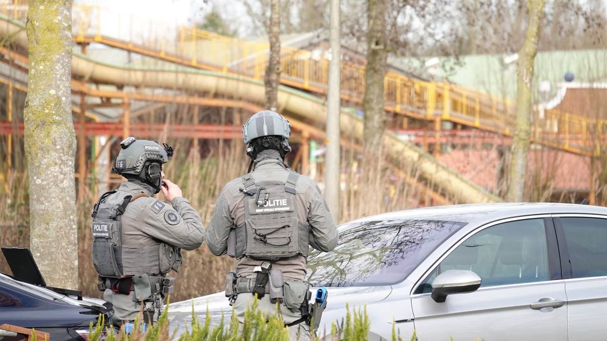 Politieoefening bij Attractiepark Slagharen