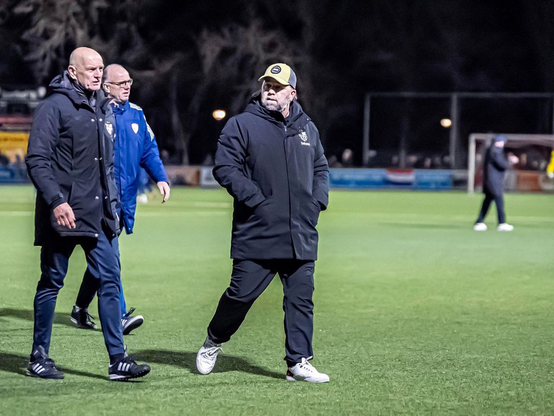 Theo Janssen met links naast hem Jan Maas