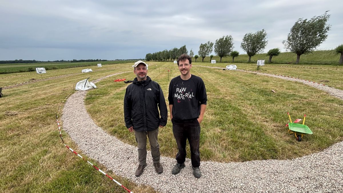 Camping in Kamperland wordt decor voor honderden meters groot landschapskunstwerk