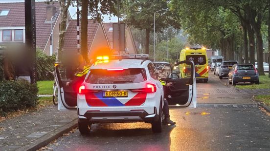 Brand in rijdende bestelbus • schade bij botsing