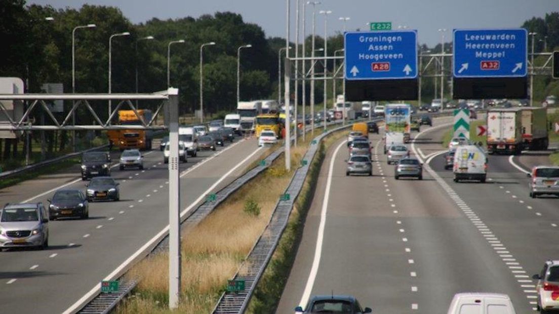 Ongeluk bij knooppunt Lankhorst