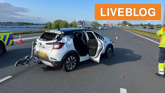 Drie gewonden bij ongeval op A1. Drie gewonden bij ongeval op A1.