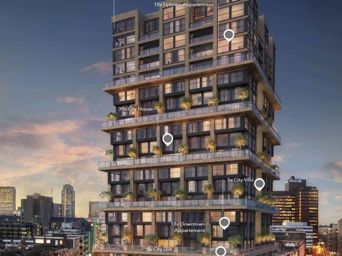 Artist impression van ontwikkelaar BPD.
