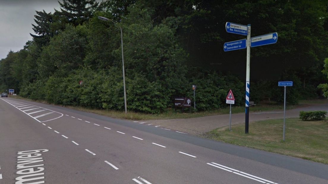 De Ermerweg gaat op de schop (Rechten: Google Streetview)