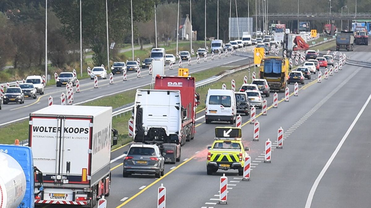 Verwarring voor het verkeer: werkzaamheden A7 nu al begonnen