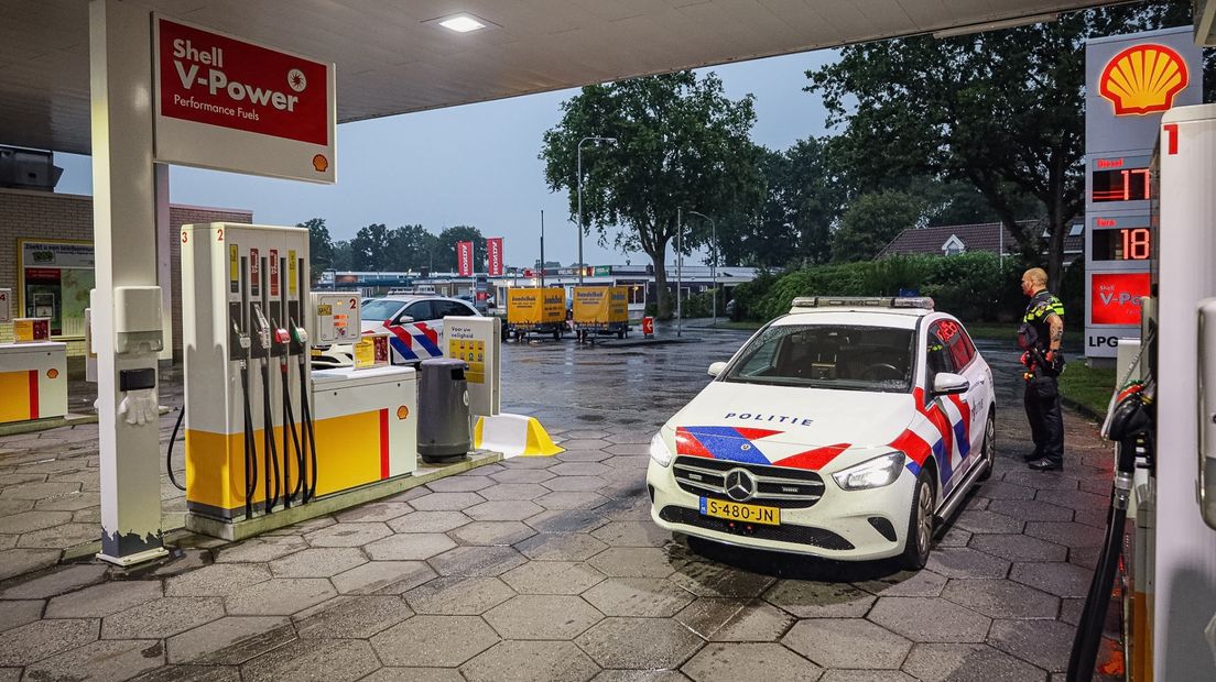 De politie is ter plaatse