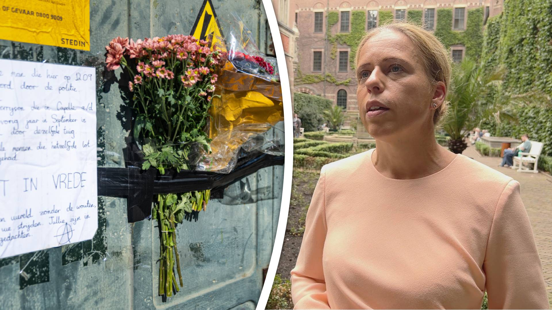 Burgemeester Carola Schouten reageert op stille tocht voor Alfredo.
