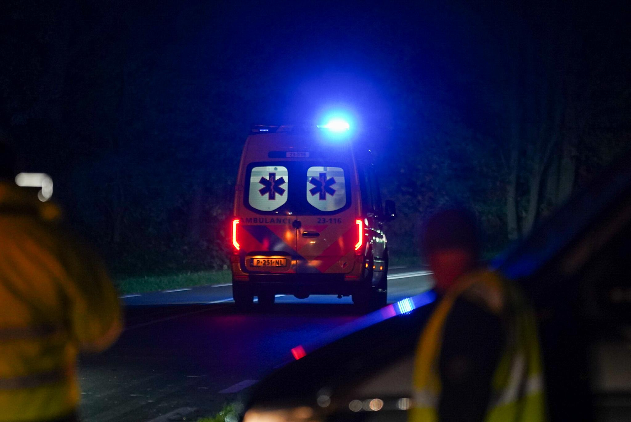 Frontale botsing bij Horn: traumahelikopter opgeroepen.