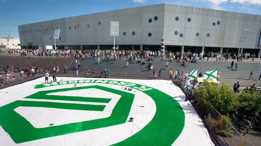 FC Groningen tijdens de open dag