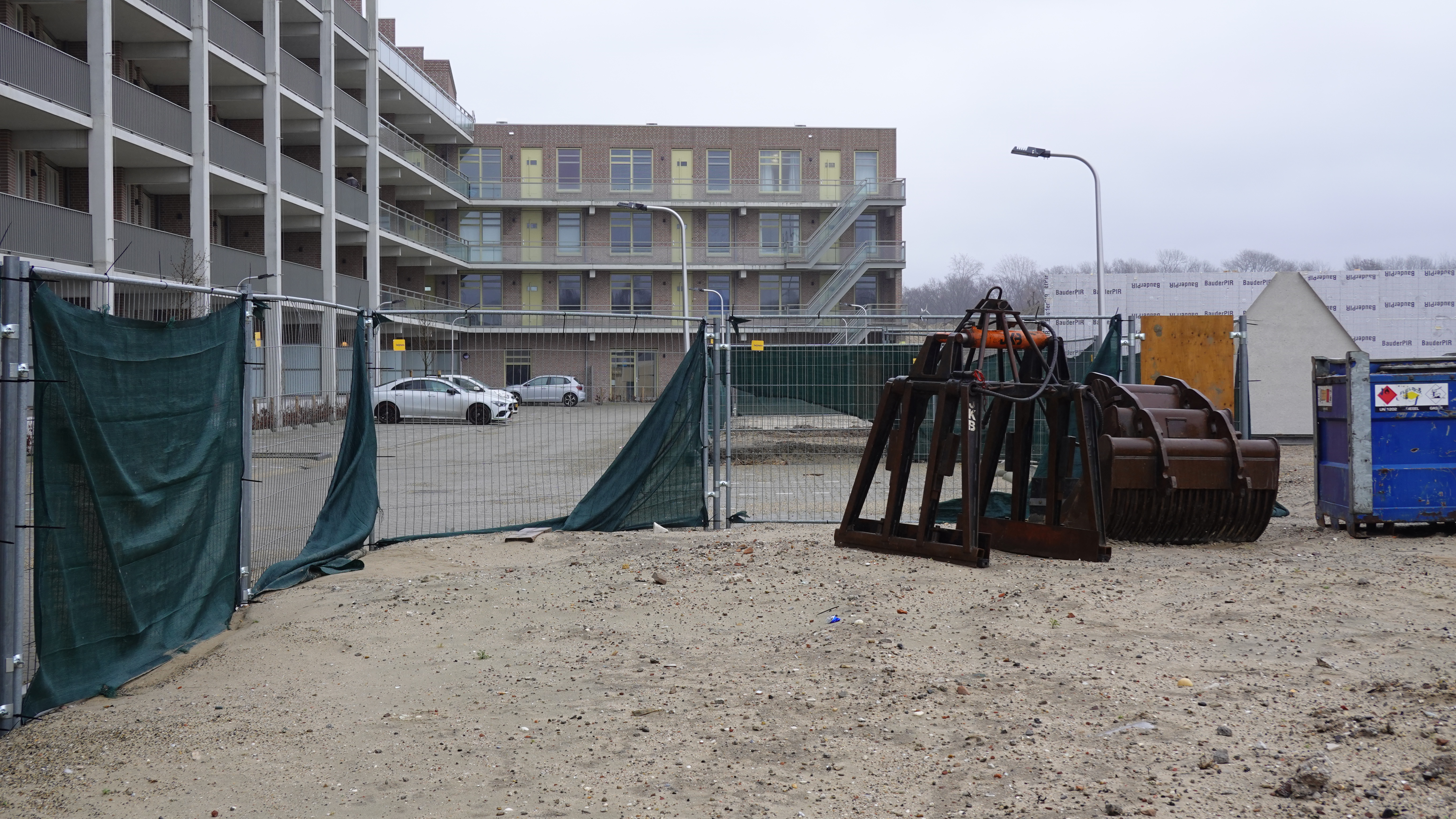 Appartementencomplex met 80 sociale huurwoningen in Rotterdam, in aanbouw in 2024