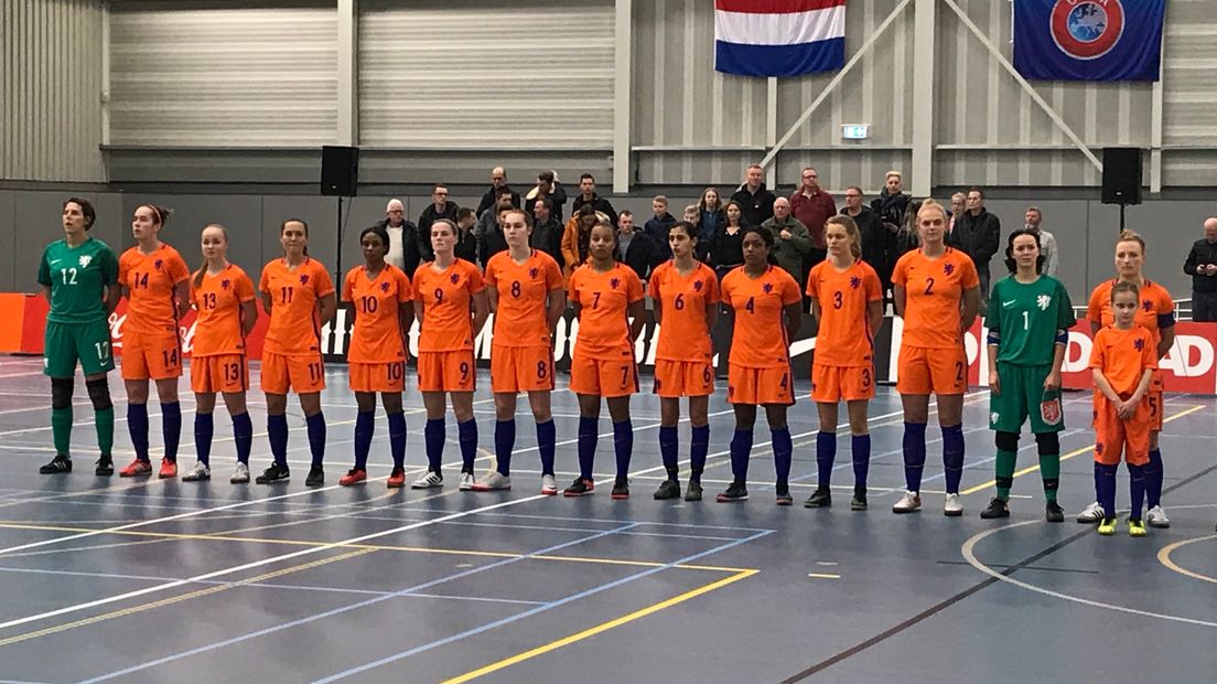 Oranje wint in Leek met 2-0 van Finland (Rechten: Karin Mulder/ RTV Drenthe)