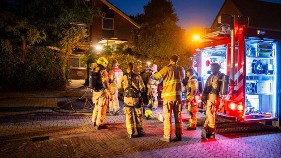 Brand bij pand van begeleid wonen, zwaargewonde met spoed naar ziekenhuis