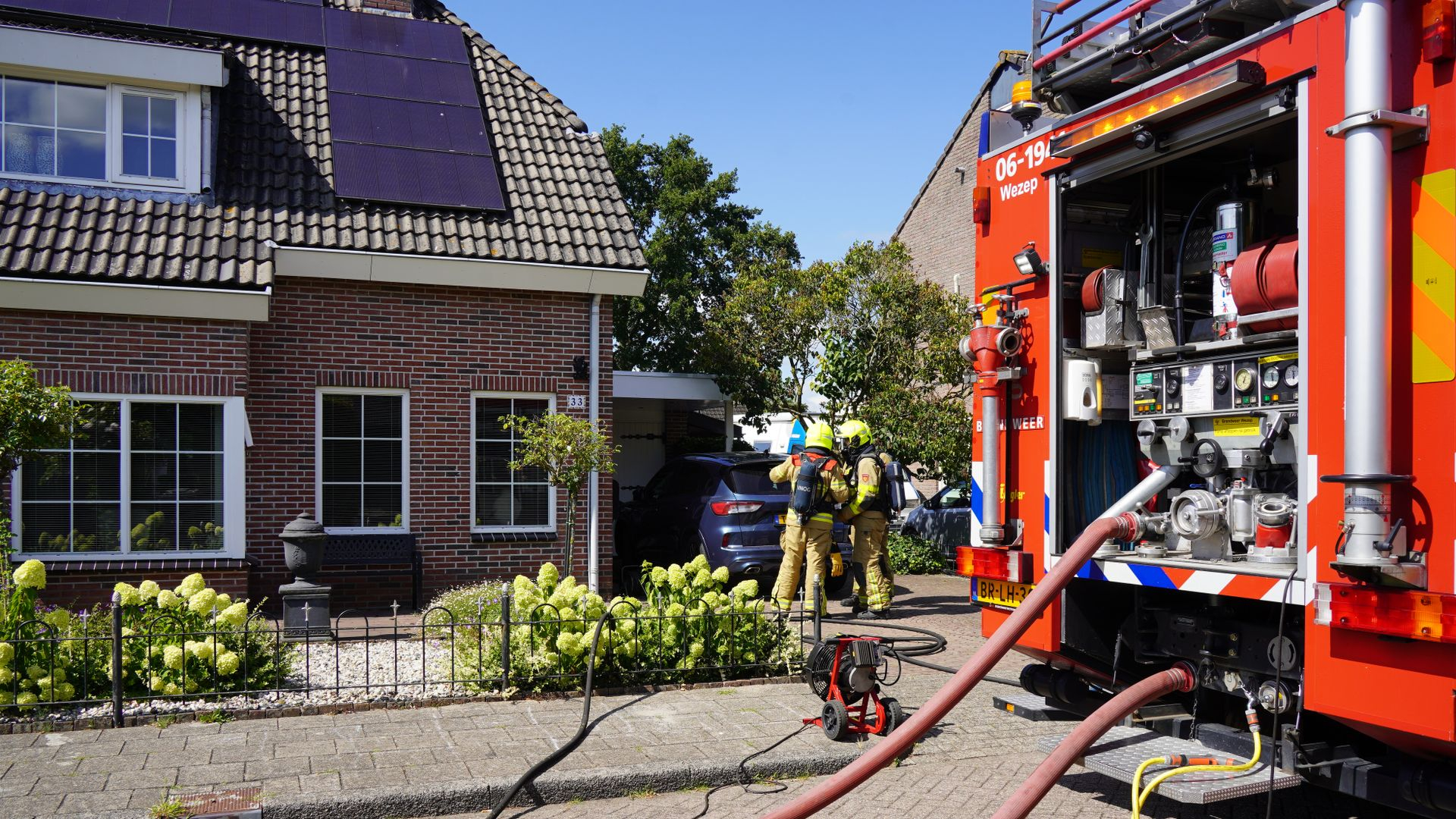Bewoner ontdekt brand in meterkast