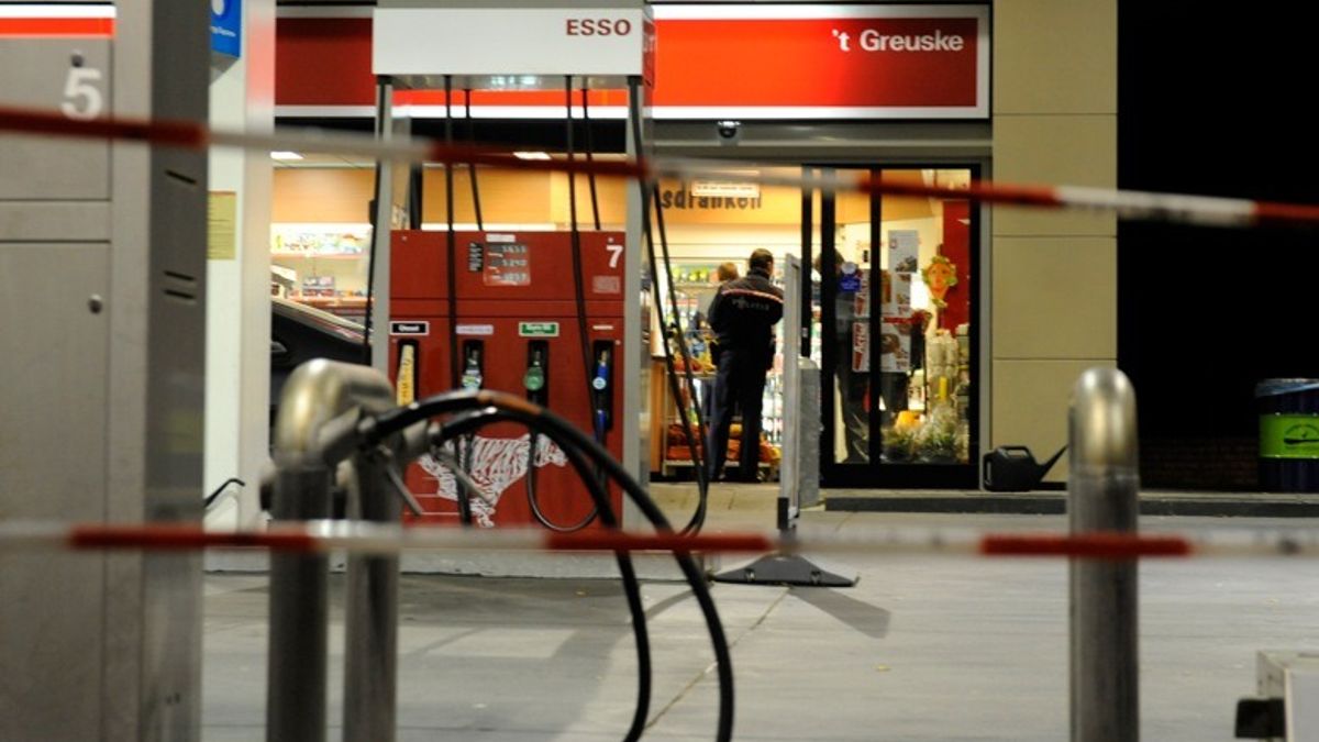 Tankstation Melick zaterdag overvallen